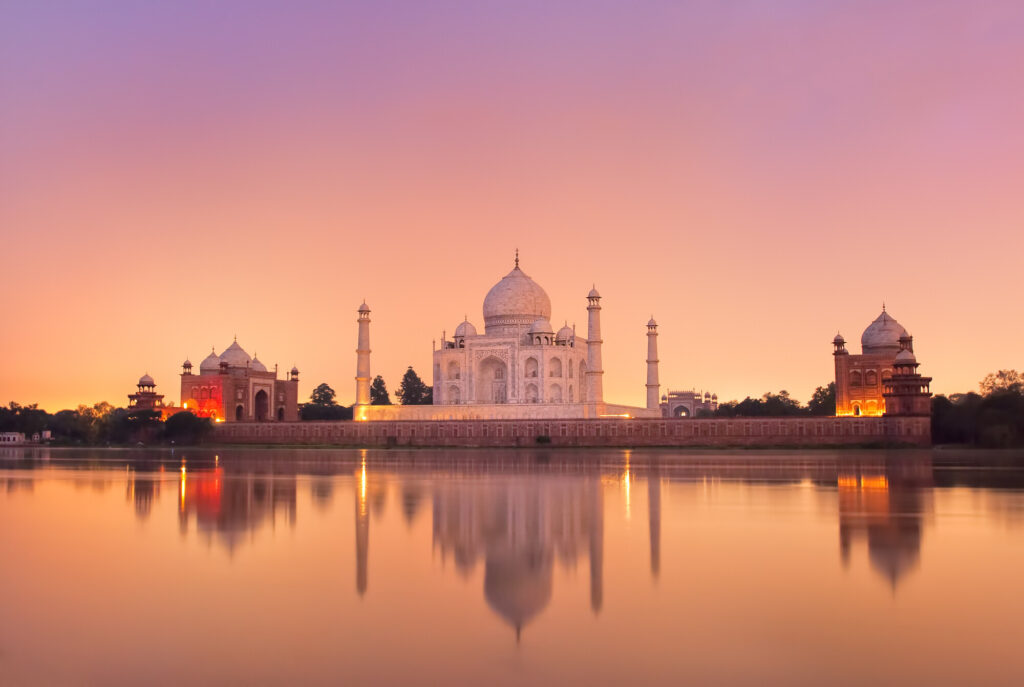 Vista del Taj Mahal